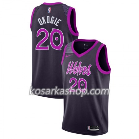 Dres Minnesota Timberwolves Josh Okogie 29 Nike 2018-19 City Edition Ljubičasta Swingman
